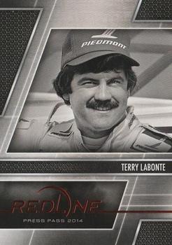2014 Press Pass Redline #76 Terry Labonte Front