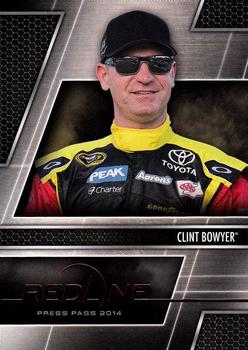 2014 Press Pass Redline #9 Clint Bowyer Front