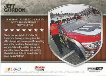 2014 Press Pass American Thunder - Color Proof Black #66 No. 24 AARP/Drive to End Hunger Chevrolet SS Back