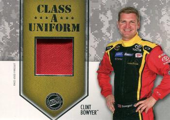 2014 Press Pass American Thunder - Class A Uniforms Silver #CAU-CB Clint Bowyer Front