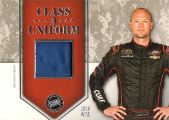 2014 Press Pass American Thunder - Class A Uniforms Silver #CAU-JW Josh Wise Front