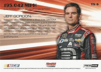 2014 Press Pass American Thunder - Top Speed #TS-8 Jeff Gordon Back