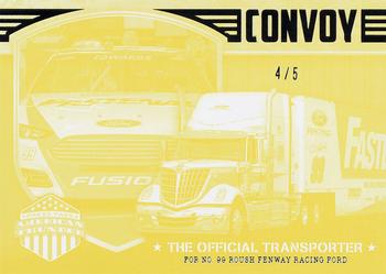 2014 Press Pass American Thunder - Color Proof Yellow #69 No. 99 Roush Fenway Racing Ford Front