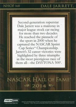 2014 Press Pass American Thunder - NASCAR Hall of Fame Holofoil #NHOF 168 Dale Jarrett Back