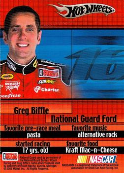 2005 Hot Wheels Racing #NNO Greg Biffle Back