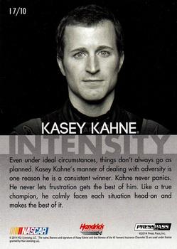 2014 Press Pass Redline - Intensity #I 7 Kasey Kahne Back