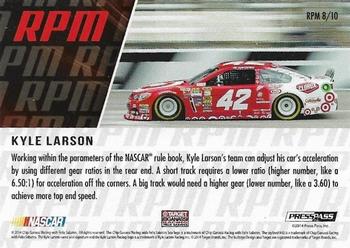 2014 Press Pass Redline - RPM #RPM 8 Kyle Larson's Car Back