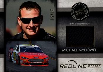 2014 Press Pass Redline - Redline Relics Gold #RR-MM Michael McDowell Front