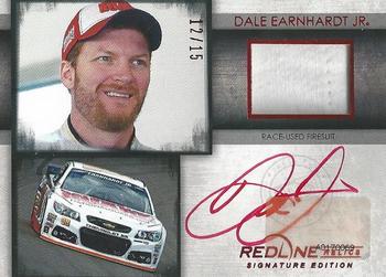 2014 Press Pass Redline - Redline Relics Signature Edition Red #RRSE-DEJ Dale Earnhardt Jr. Front