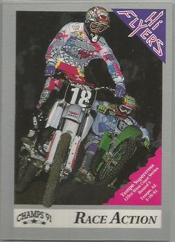 1991 Champs Hi Flyers #10 Race Action Front