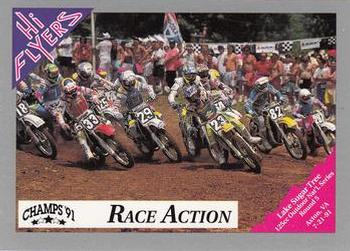 1991 Champs Hi Flyers #15 Race Action Front