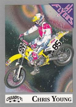 1991 Champs Hi Flyers #27 Chris Young Front