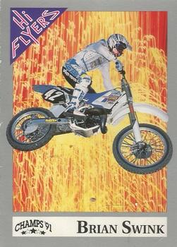 1991 Champs Hi Flyers #63 Brian Swink Front