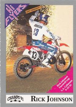 1991 Champs Hi Flyers #66 Rick Johnson Front