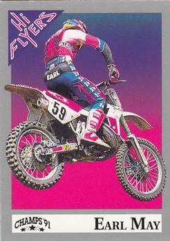 1991 Champs Hi Flyers #96 Earl May Front