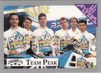 1991 Champs Hi Flyers #150 Team Peak Front