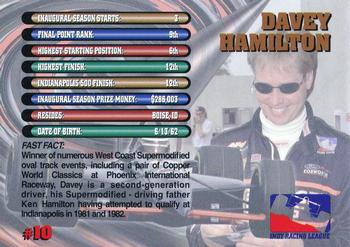 1997 Hi-Tech IRL #10 Davey Hamilton Back