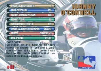 1997 Hi-Tech IRL #11 Johnny O'Connell Back