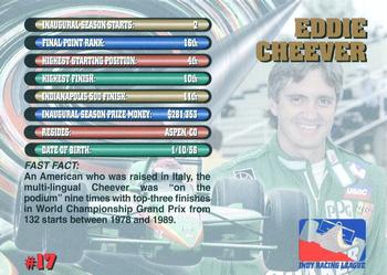 1997 Hi-Tech IRL #17 Eddie Cheever Back