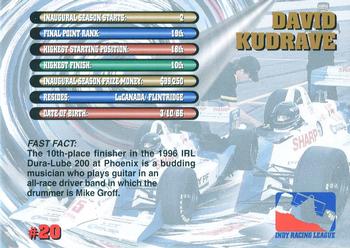 1997 Hi-Tech IRL #20 David Kudrave Back