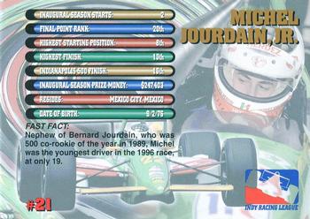 1997 Hi-Tech IRL #21 Michel Jourdain Back