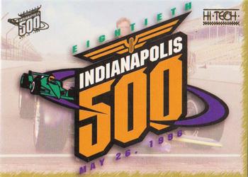 1997 Hi-Tech IRL - Indy 500 #I-1 Indy 500 Cover Card Front
