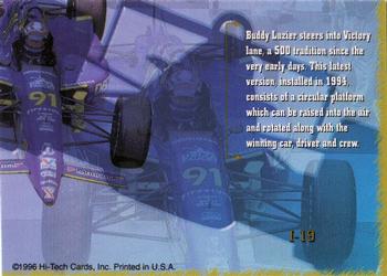 1997 Hi-Tech IRL - Indy 500 #I-19 Buddy Lazier Back