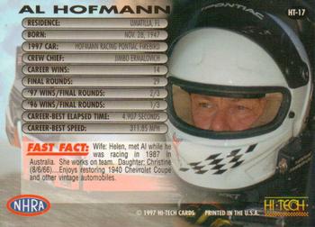 1997 Hi-Tech NHRA #HT-17 Al Hofmann Back