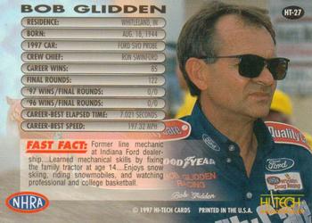 1997 Hi-Tech NHRA #HT-27 Bob Glidden Back