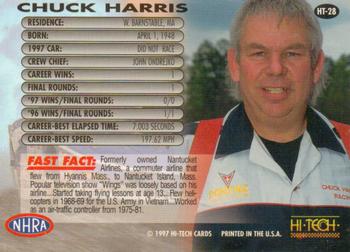 1997 Hi-Tech NHRA #HT-28 Chuck Harris Back