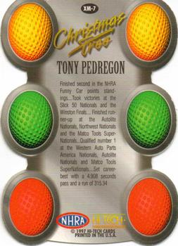 1997 Hi-Tech NHRA - Christmas Tree #XM-7 Tony Pedregon Back