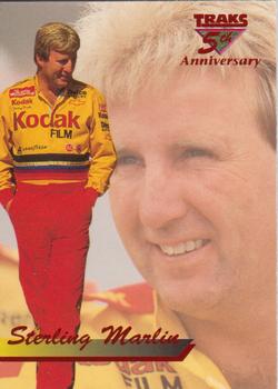 1995 Traks 5th Anniversary - Red #36 Sterling Marlin Front