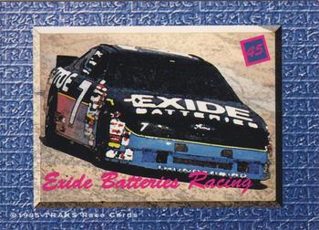 1995 Traks 5th Anniversary - Red #45 Exide Racing Back