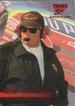 1995 Traks 5th Anniversary - Red #77 Rick Hendrick Front