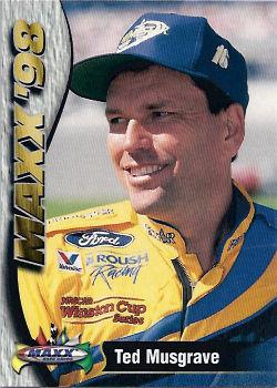1998 Maxx #16 Ted Musgrave Front