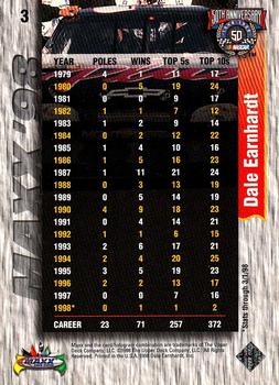 1998 Maxx #3 Dale Earnhardt Back