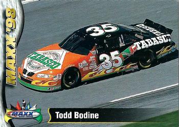 1998 Maxx #49 Todd Bodine's Car Front