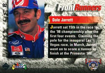 1998 Maxx #92 Dale Jarrett's Car Back