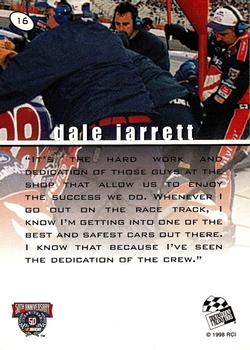 1998 Press Pass Stealth #16 Dale Jarrett Back