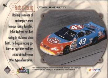 1999 Maxx #42 John Andretti Back