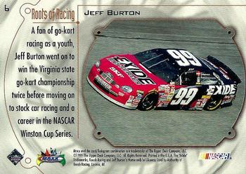1999 Maxx #6 Jeff Burton Back