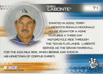 2004 Press Pass Optima #71 Terry Labonte Back