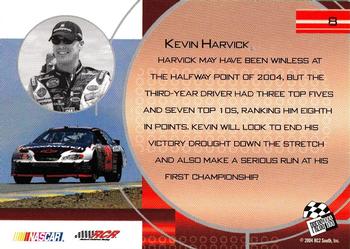 2004 Press Pass Optima #8 Kevin Harvick Back