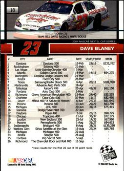 2005 Press Pass #18 Dave Blaney Back