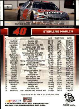 2005 Press Pass #27 Sterling Marlin Back