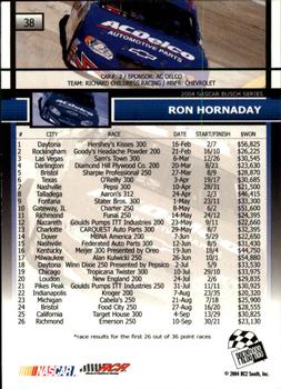 2005 Press Pass #38 Ron Hornaday Back