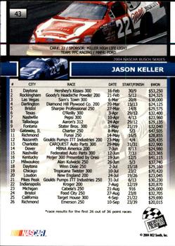 2005 Press Pass #43 Jason Keller Back