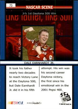2005 Press Pass #73 Dale Earnhardt Jr. Back