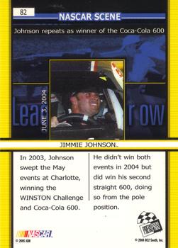 2005 Press Pass #82 Jimmie Johnson Back