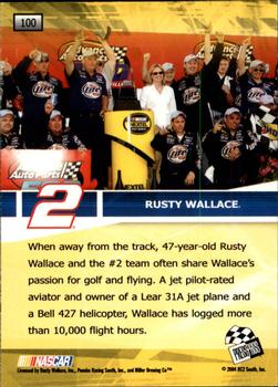 2005 Press Pass #100 Rusty Wallace Back